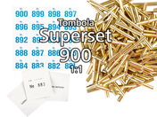 900-er Tombola Superset 1:1, gold-glänzend