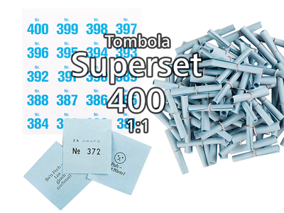 400-er Tombola Superset 1:1, blau