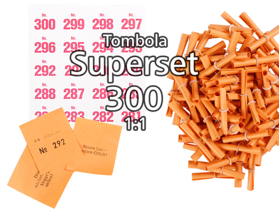 300-er Tombola Superset 1:1, orange