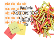 1000-er Tombola Superset 1:1, bunt gemischt