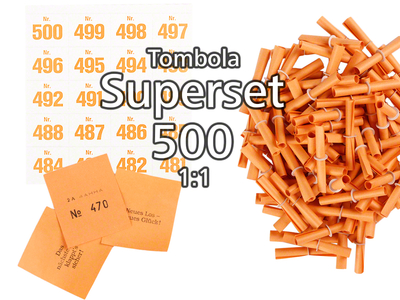 500-er Tombola Superset 1:1, orange