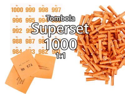 1000-er Tombola Superset 1:1, orange