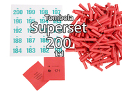 200-er Tombola Superset 1:1, rot