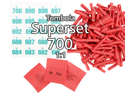 700-er Tombola Superset 1:1, rot