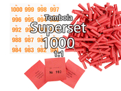 1000-er Tombola Superset 1:1, rot
