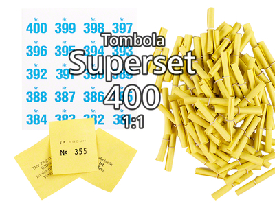 400-er Tombola Superset 1:1, gelb