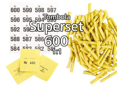 600-er Tombola Superset 1:1, gelb
