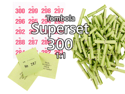300-er Tombola Superset 1:1, grün