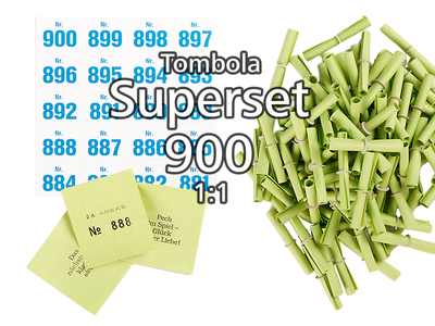 900-er Tombola Superset 1:1, grün