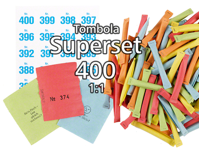 400-er Tombola Superset 1:1 Sicherheitslose