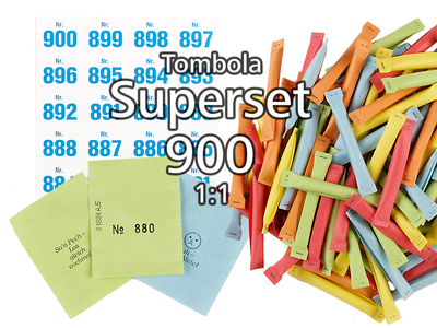 900-er Tombola Superset 1:1 Sicherheitslose