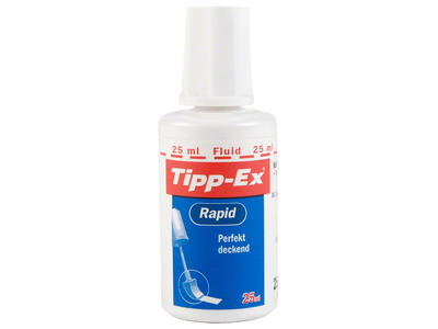 Tipp-Ex Rapid Korrektur-Flüssigkeit, weiß, 25 ml