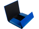 Sammelbox DIN A4, mit Gummizugverschluß, blau