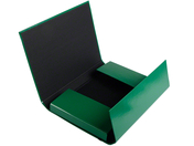 Sammelbox DIN A4, mit Gummizugverschluß, grün