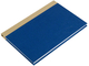 Pagna Classica Geschäftsbuch A5, 96 Blatt, liniert, blau