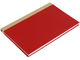 Pagna Classica Geschäftsbuch A5, 96 Blatt, liniert, rot