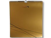 Heyda Kreativkalender 215 x 240 mm, immerwährend, gold