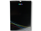 Heyda Kreativkalender A4  immerwährend, schwarz
