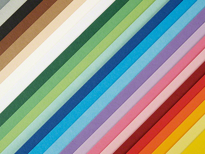 Tonzeichenpapier Sonderedition 25, 130g, 25x35 cm, P/25 Bogen farbig sortiert