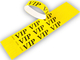 TYSTAR-Eintrittskontrollbänder, gelb, mit Druck VIP, P/10