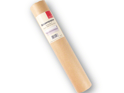 Skizzenpapier Transparent Rolle 033x50m 40gqm