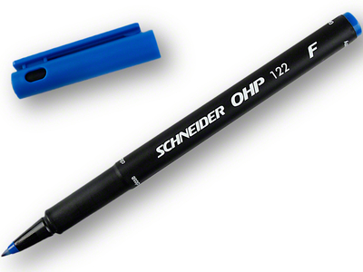 Fineliner Schneider OHP 122 F blau