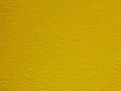 Prägekarton 220g/m², 50x70cm, Motiv "Spiralen", beidseitig gefärbt, goldgelb, 1 Bogen