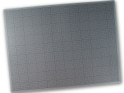 Schneidematte, 45 x 60 cm, beidseitig bedruckt, schwarz-grau