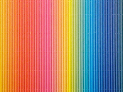 E-Wellpappe, 50 x 70 cm, 1 Bogen, regenbogen, beidseitig gefärbt