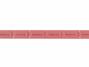 Rollen-Wertmarken,  3 x 1000 Abrisse, mit Aufdruck "Bratwurst", rot