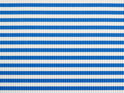 E-Wellpappe, 50 x 70 cm, 1 Bogen, liniert, blau/weiss, beidseitig gefärbt