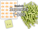 Tombola Superset Röllchenlose grün Gewinne & Aufklebenummern 1-500