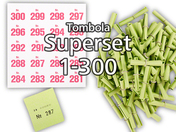 Tombola Superset Röllchenlose grün Gewinne...