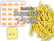 Tombola Superset Röllchenlose gelb Gewinne & Aufklebenummern 1-1000