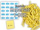 Tombola Superset Röllchenlose gelb Gewinne & Aufklebenummern 1-900