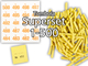 Tombola Superset Röllchenlose gelb Gewinne & Aufklebenummern 1-500