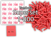 Tombola Superset Röllchenlose rot Gewinne &...