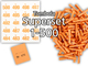 Tombola Superset Röllchenlose orange Gewinne & Aufklebenummern 1-500