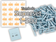 Tombola Superset Röllchenlose blau Gewinne & Aufklebenummern 1-500