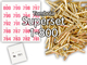 Tombola Superset Röllchenlose gold-glänzend Gewinne & Aufklebenummern 1-800