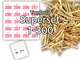 Tombola Superset Röllchenlose gold-glänzend Gewinne & Aufklebenummern 1-300