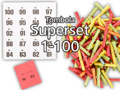 Tombola Superset Röllchenlose bunt gemischt Gewinne &...