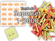 Tombola Superset Röllchenlose bunt gemischt Gewinne & Aufklebenummern 1-3000